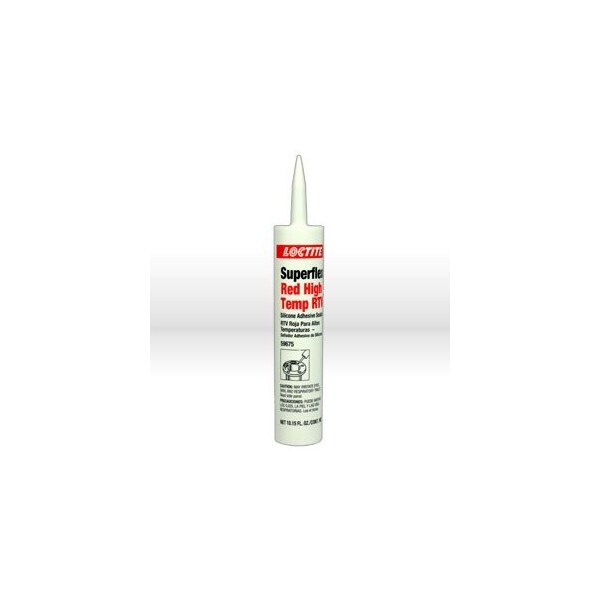 Loctite SuperflexR Red High Temp RTV, Silicone Adhesive Sealant 300 ml Cartridge LOC59675 - main